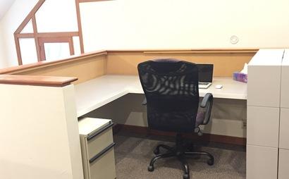 Work spaces with shared common areas Work spaces with shared common areas