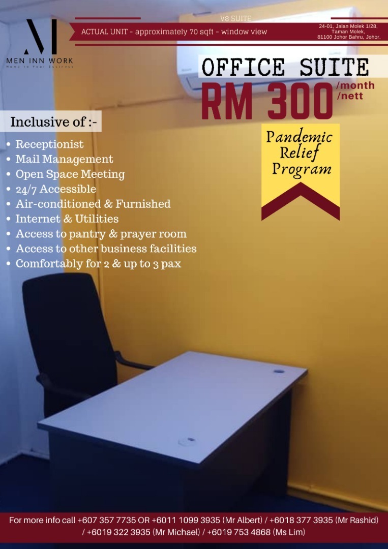 Fully furnished office in iskandar johor Fully furnished office in iskandar johor