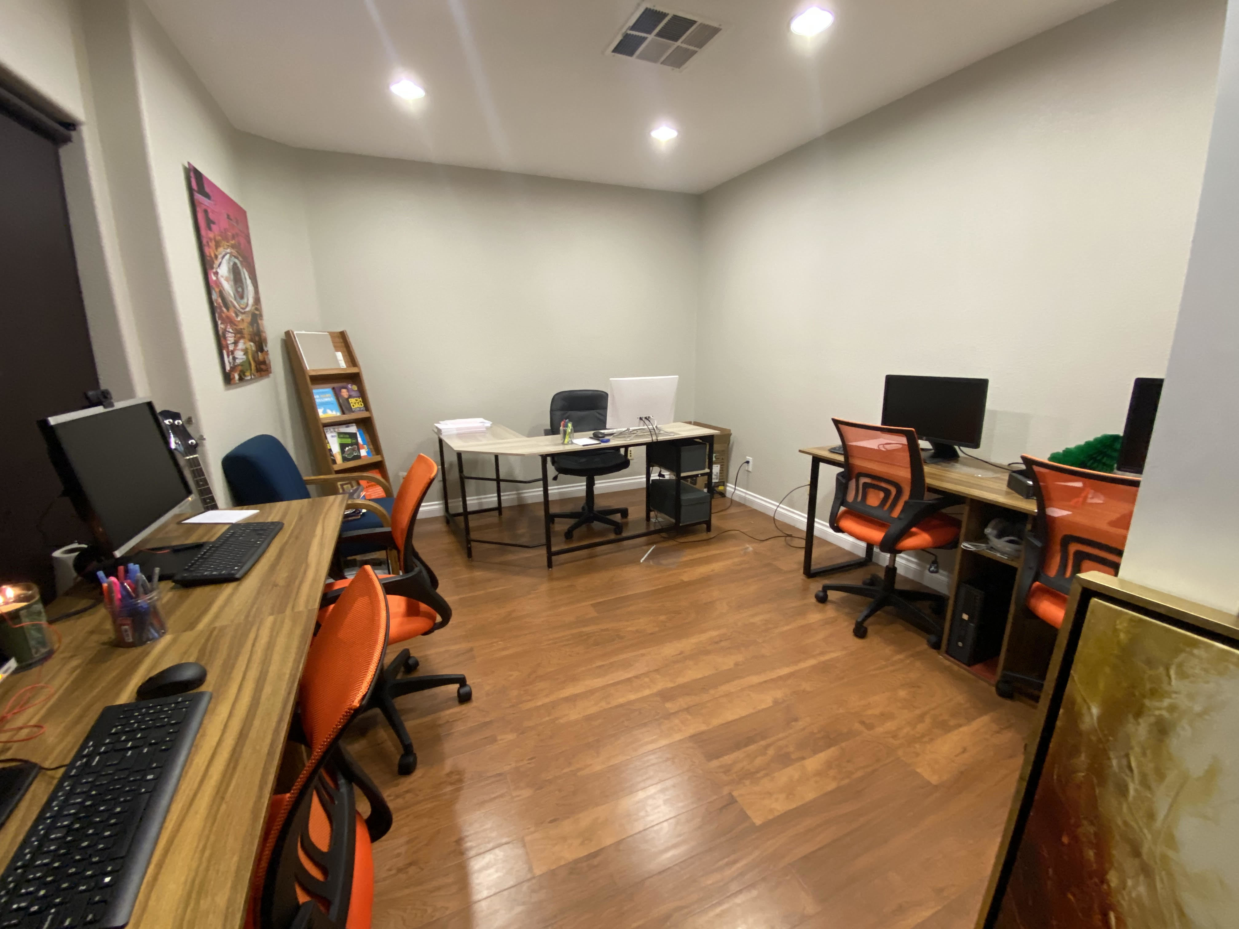 Desk + Desktop + Wifi