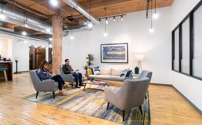 Beautifully designed office space for 1 person in Spaces West Ohio Street Beautifully designed office space for 1 person in Spaces West Ohio Street