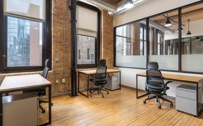 Beautifully designed office space for 3 persons in Spaces West Ohio Street