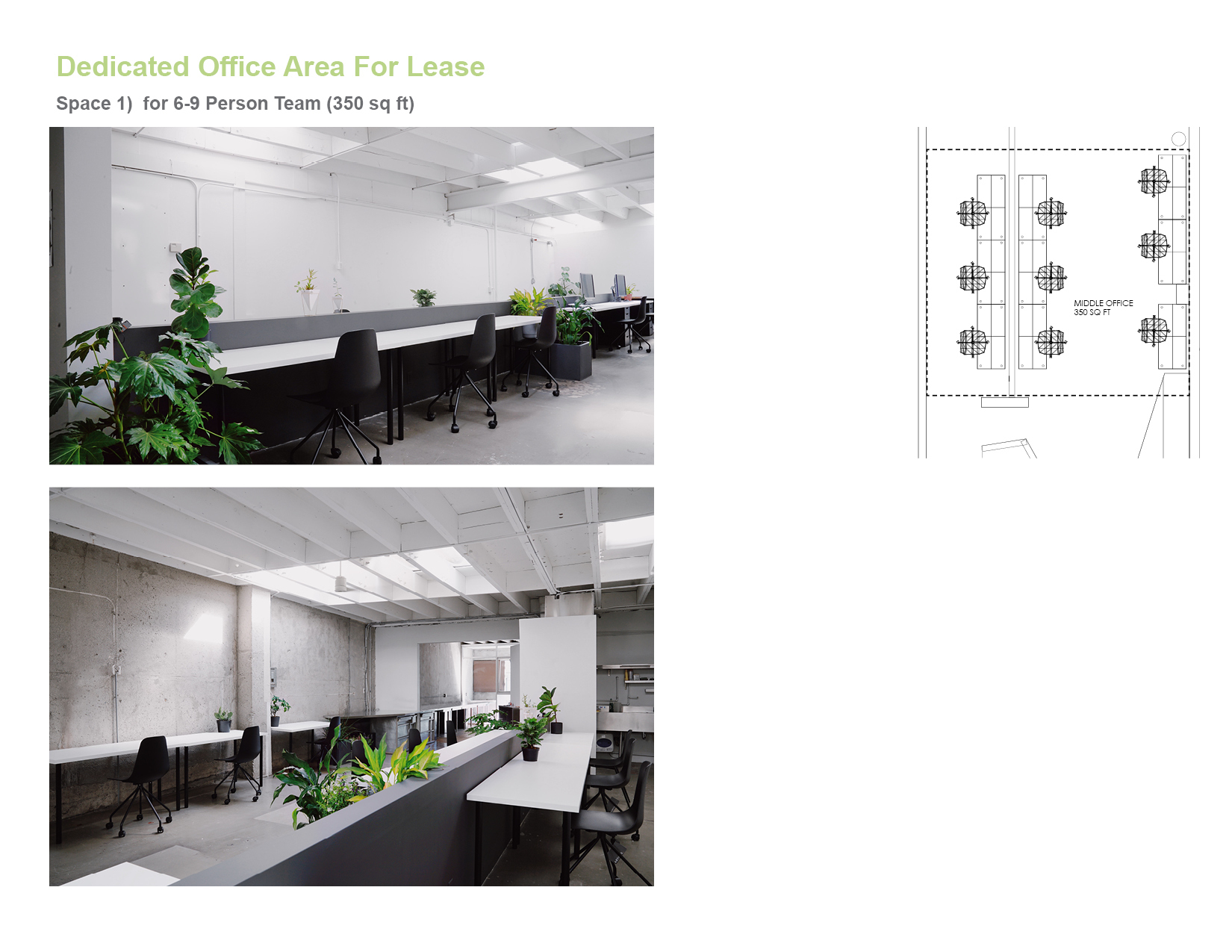 Furnished Creative Office - Individuals or Small Teams Furnished Creative Office - Individuals or Small Teams