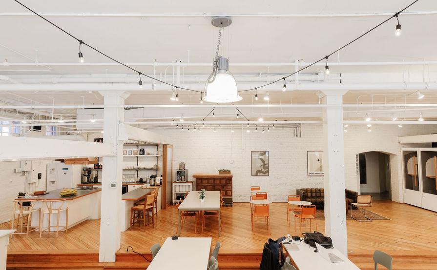 Communal Desk Coworking at The Pioneer Collective Communal Desk Coworking at The Pioneer Collective