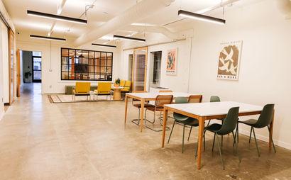 Communal Desk Coworking at The Pioneer Collective Communal Desk Coworking at The Pioneer Collective