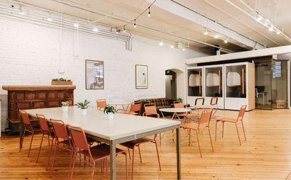 Communal Desk Coworking at The Pioneer Collective Communal Desk Coworking at The Pioneer Collective