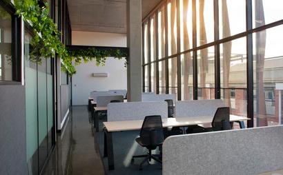 Private Office for 10 in Cremorne with 6 metre high windows Private Office for 10 in Cremorne with 6 metre high windows