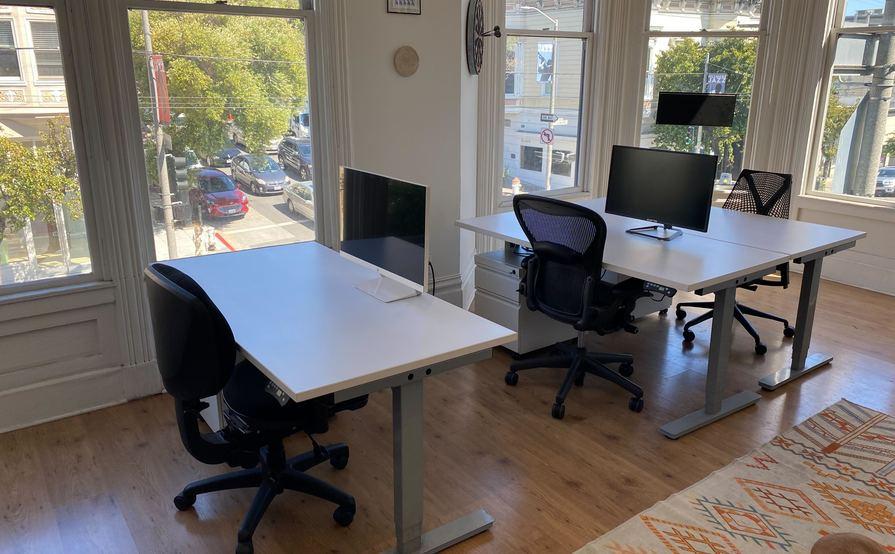 3 seats (desks)  available at a beautiful and well-located office 