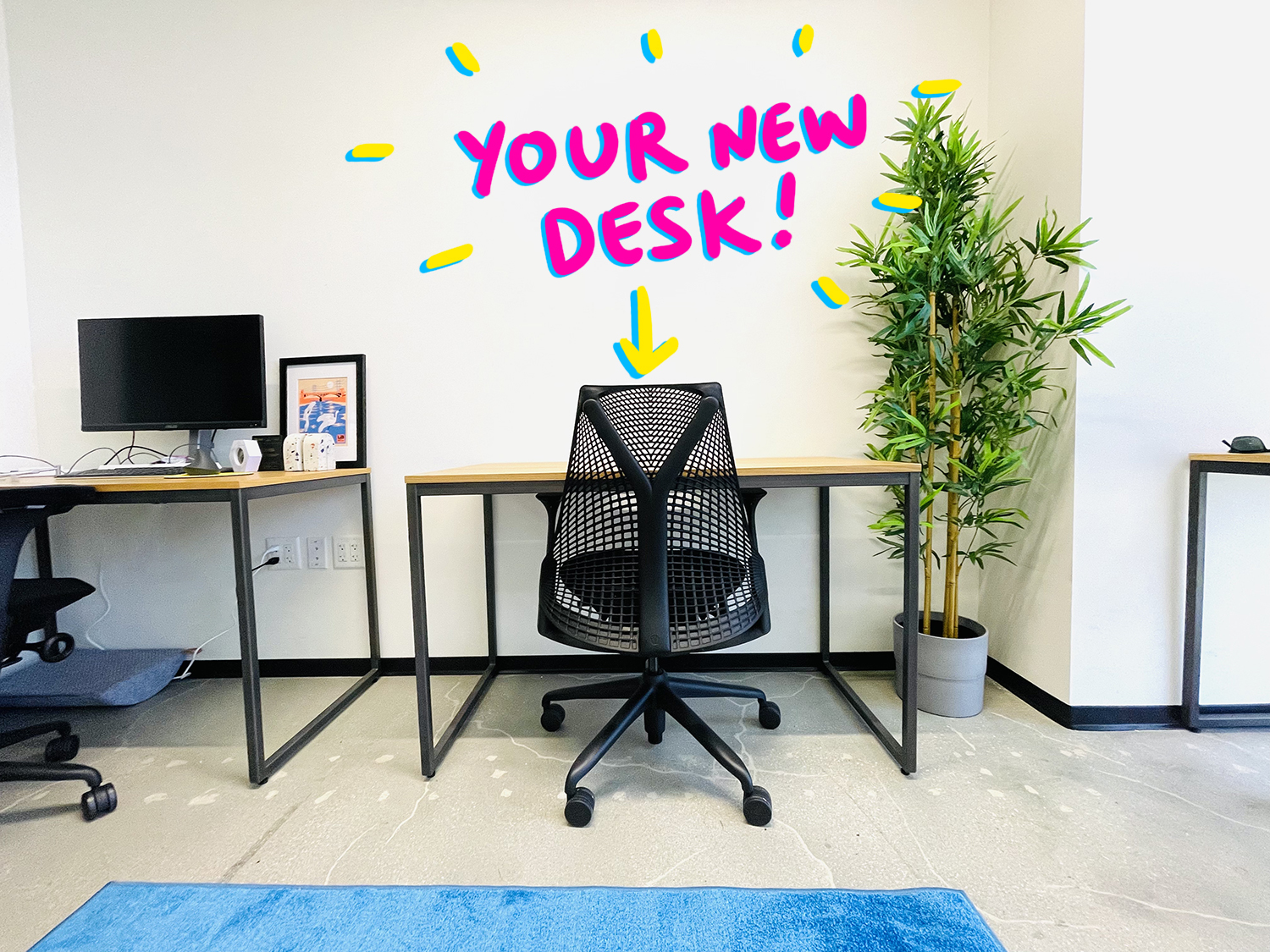 Open Desk in our Creative Workspace