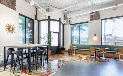 Find a dedicated desk and get down to business in Spaces Warehouse District Find a dedicated desk and get down to business in Spaces Warehouse District