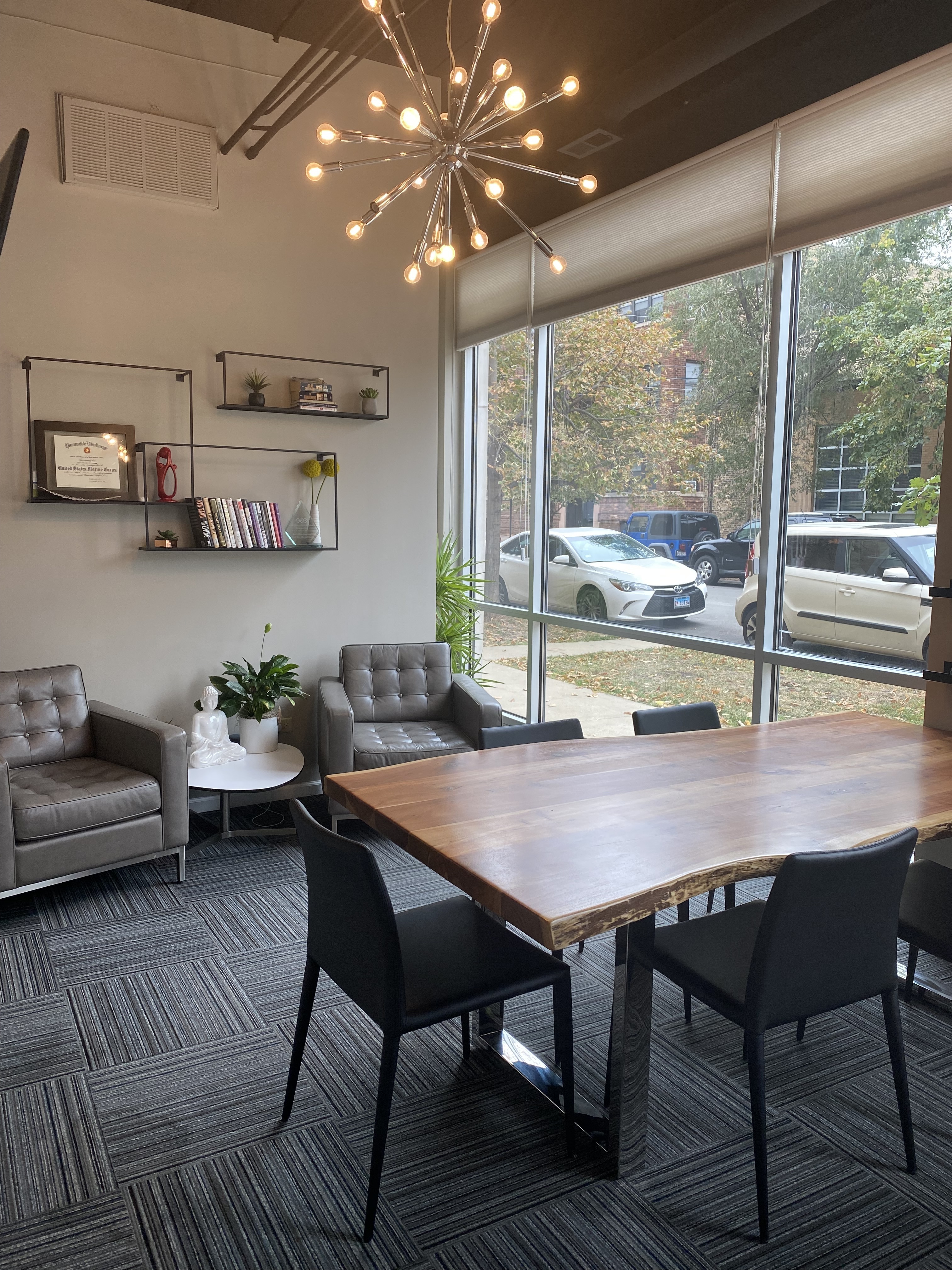 Modern, clean and beautiful office space in the Southport Corridor