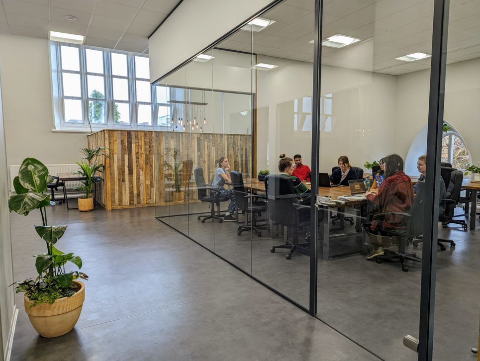 Large carbon neutral office space for 12-15 people in Clifton, Bristol