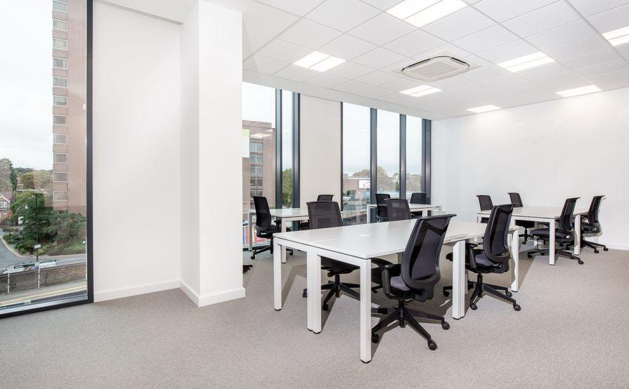 Open plan office space for + 15 people