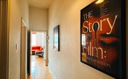 Individual desk spaces in creative studio Individual desk spaces in creative studio