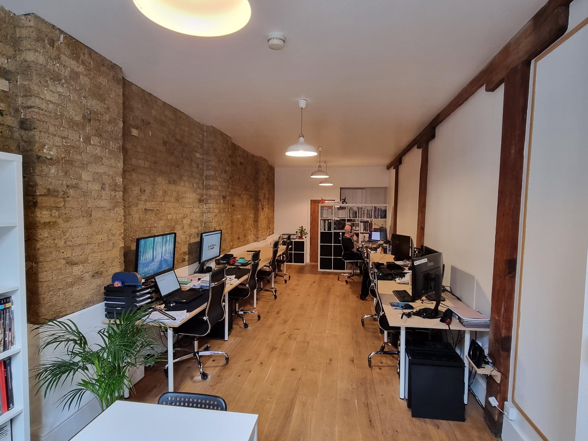 Fixed Desks to Rent. Characterful Office near London Bridge & Bermondsey. Fixed Desks to Rent. Characterful Office near London Bridge & Bermondsey.