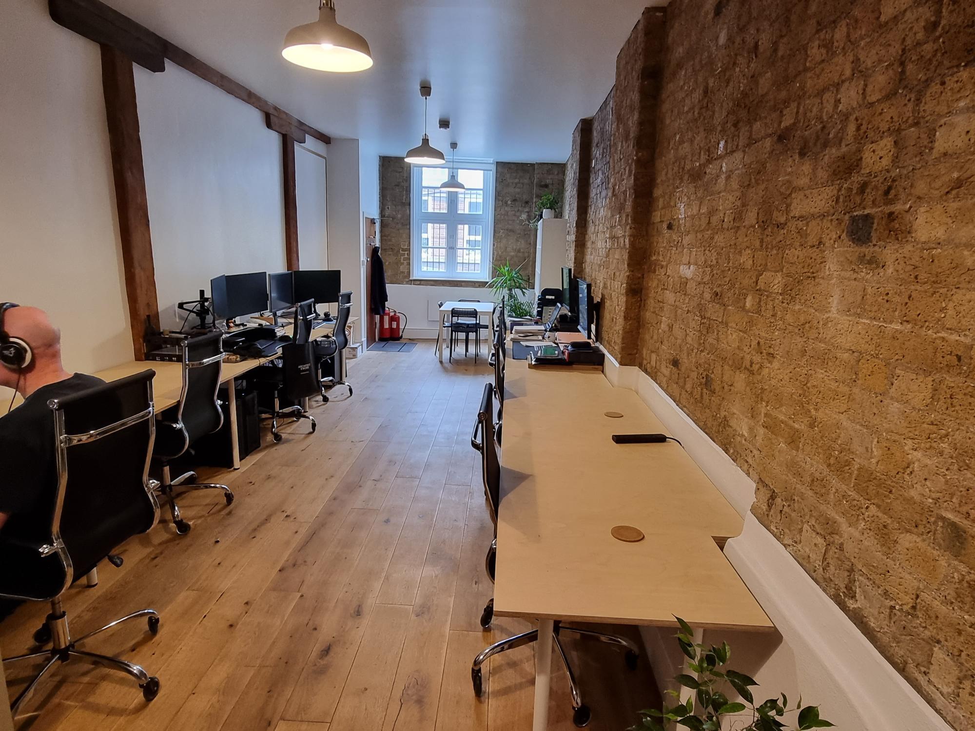 Fixed Desks to Rent. Characterful Office near London Bridge & Bermondsey. Fixed Desks to Rent. Characterful Office near London Bridge & Bermondsey.