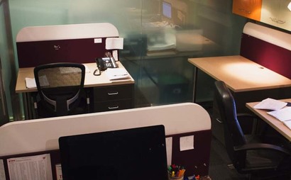 2 Desks in Private Glass Enclosed Office Available in Bright & Modern 4000 sq ft. (2 Floors) Office Space 2 Desks in Private Glass Enclosed Office Available in Bright & Modern 4000 sq ft. (2 Floors) Office Space