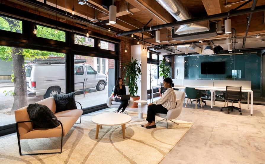 Work, meet and collaborate in a shared office space in Spaces Pioneer Square