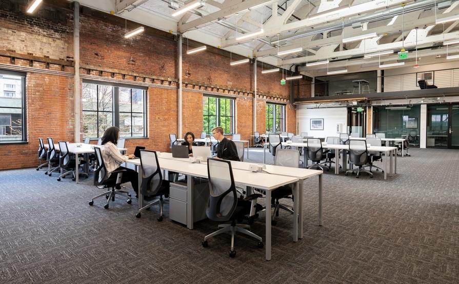 Work, meet and collaborate in a shared office space in Spaces Pioneer Square