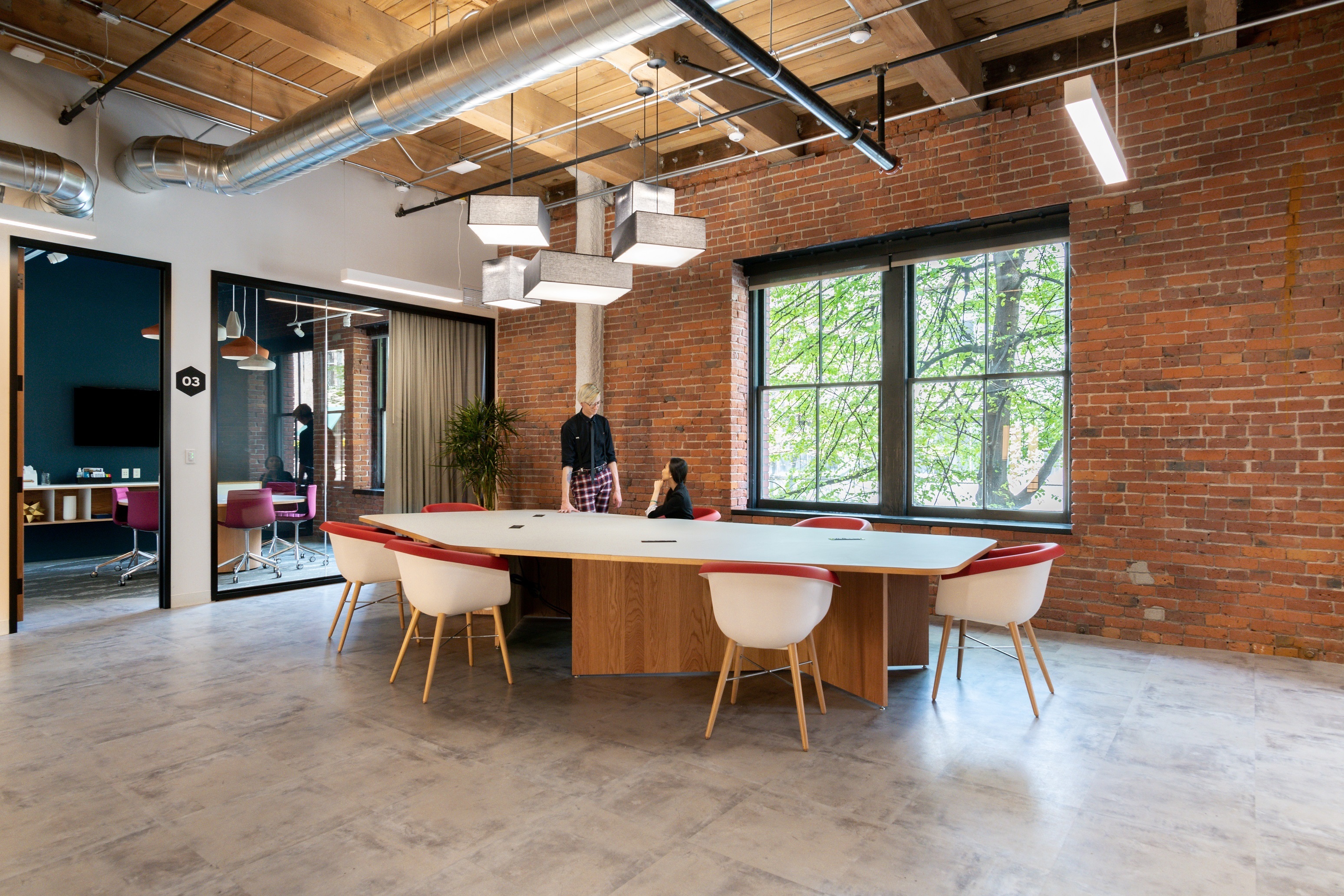 Fully serviced open plan office space for you and your team in Spaces Pioneer Square Fully serviced open plan office space for you and your team in Spaces Pioneer Square