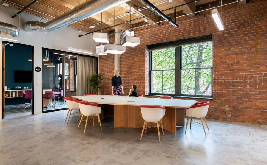 Fully serviced open plan office space for you and your team in Spaces Pioneer Square Fully serviced open plan office space for you and your team in Spaces Pioneer Square