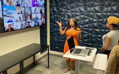 Webinar Mini Event Space for Hybrid Attendees in the Atlanta Perimeter Area Webinar Mini Event Space for Hybrid Attendees in the Atlanta Perimeter Area