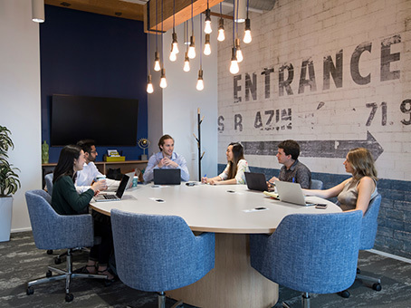 Fully serviced open plan office space for you and your team in Spaces Near North Side Fully serviced open plan office space for you and your team in Spaces Near North Side