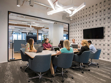Fully serviced open plan office space for you and your team in Spaces Near North Side Fully serviced open plan office space for you and your team in Spaces Near North Side