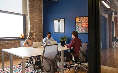 Fully serviced open plan office space for you and your team in Spaces Near North Side Fully serviced open plan office space for you and your team in Spaces Near North Side