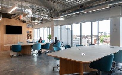 Book open plan office space for businesses of all sizes in Spaces Capitol East District Book open plan office space for businesses of all sizes in Spaces Capitol East District