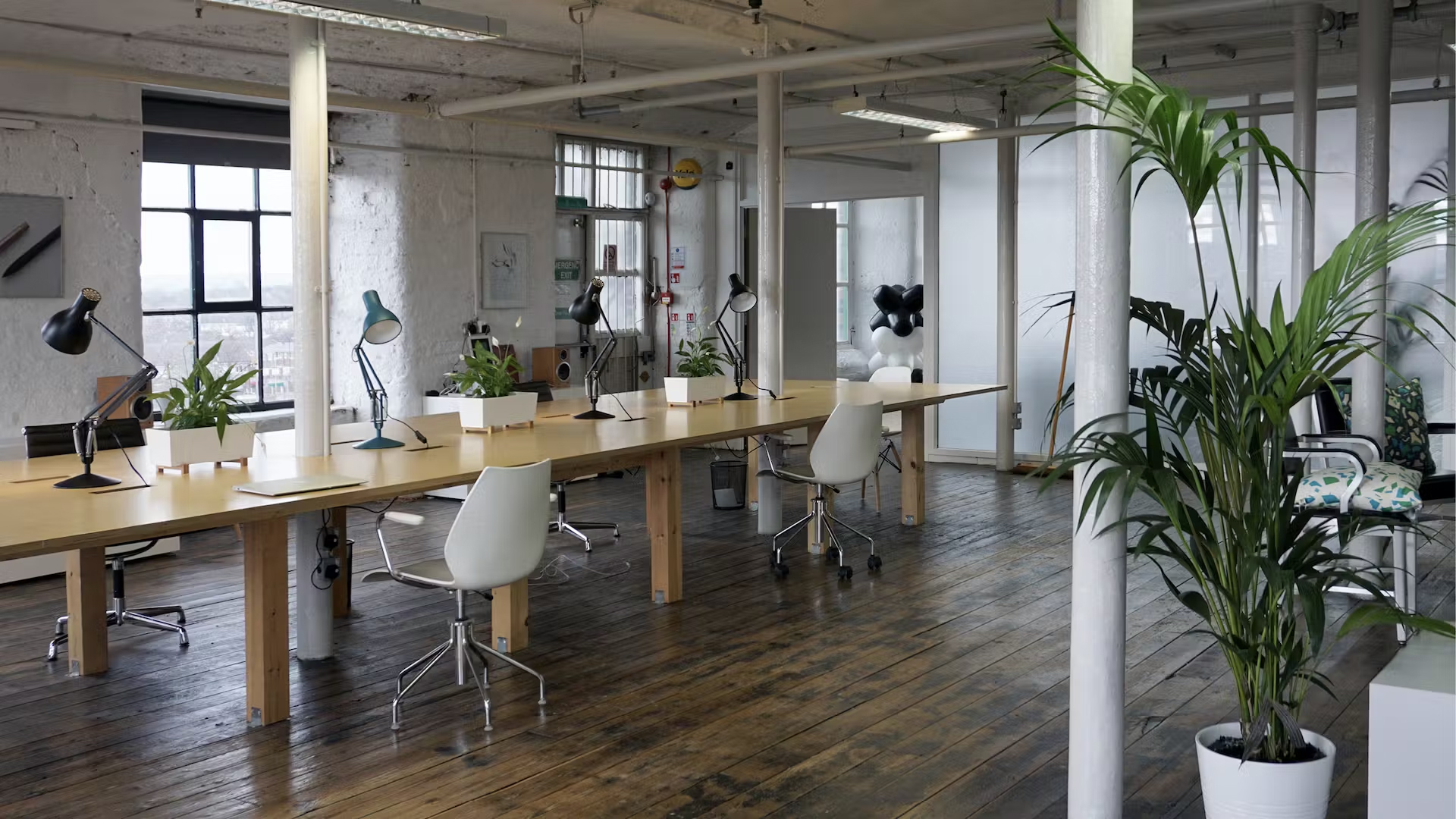 2x Large Desk spaces in creative studio/office space. Ancoats