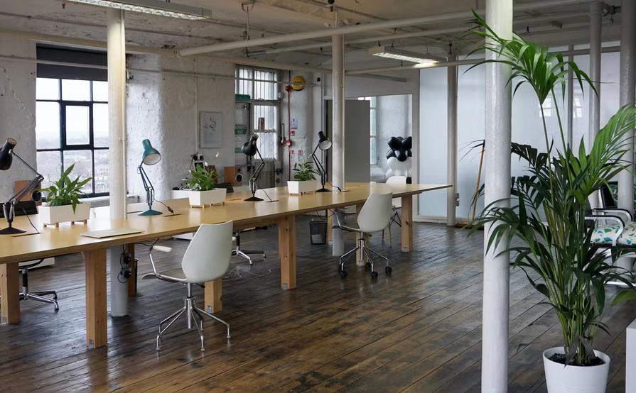 2x Large Desk spaces in creative studio/office space. Ancoats