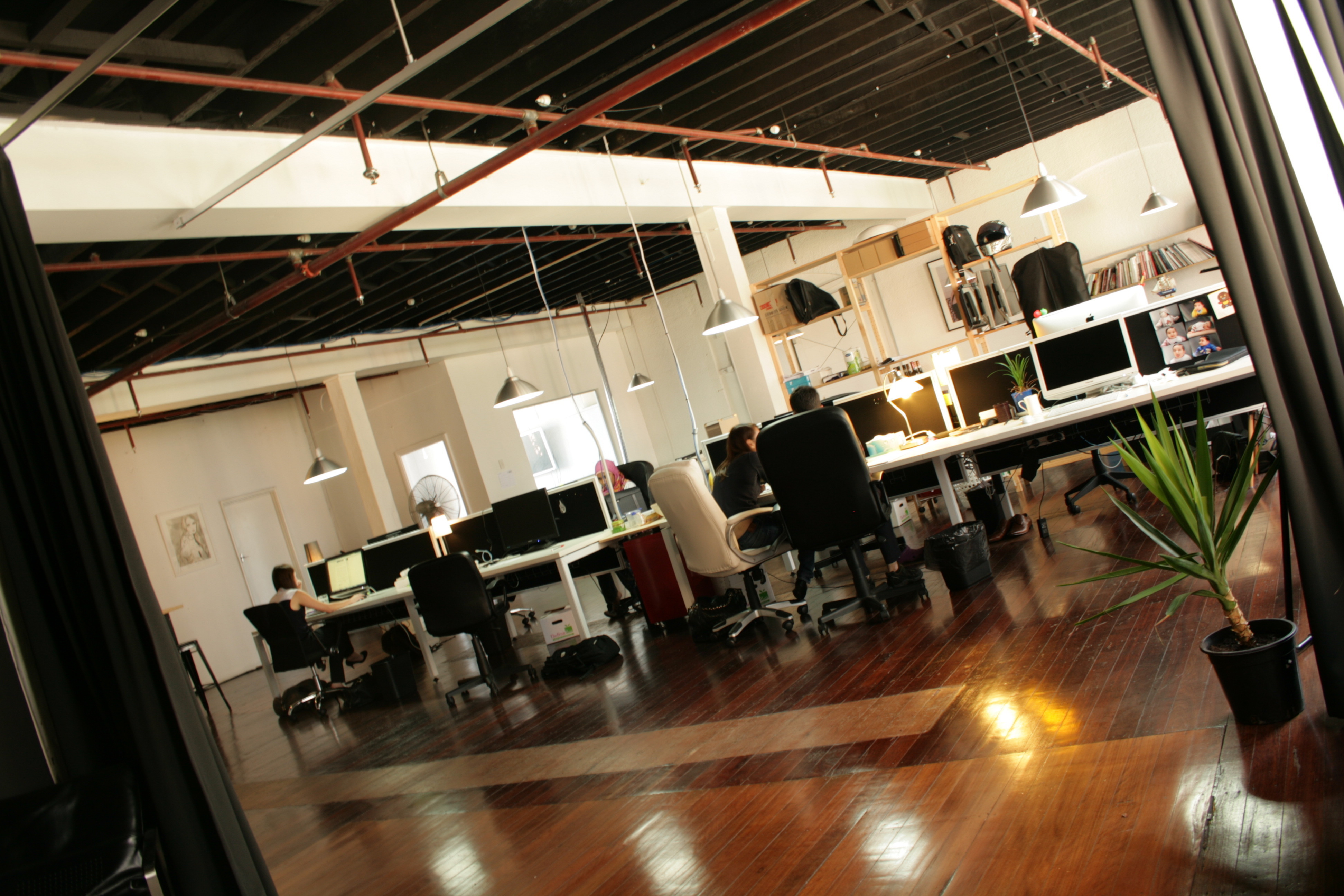 Co-working share, business incubator