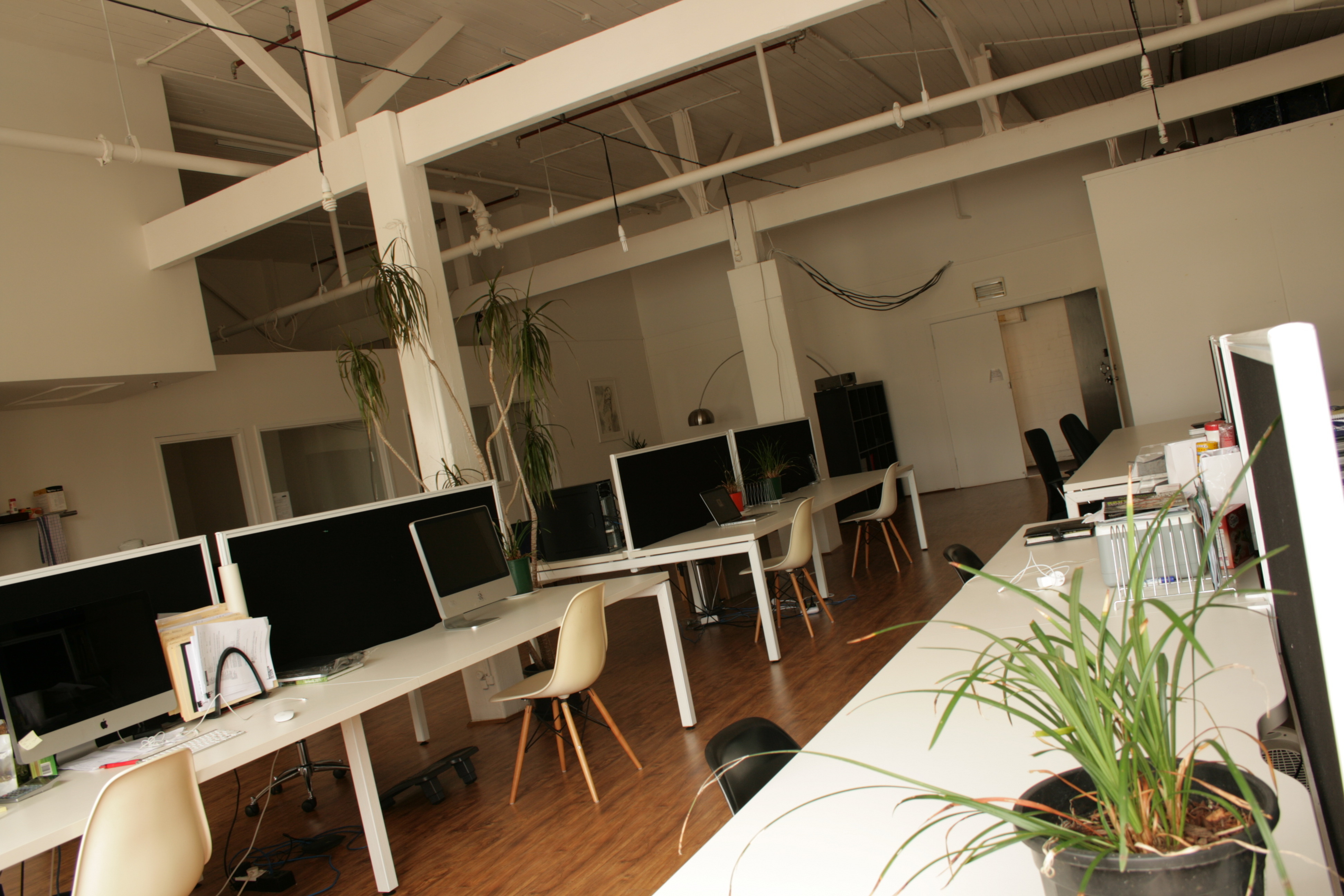 Co-working share, business incubator