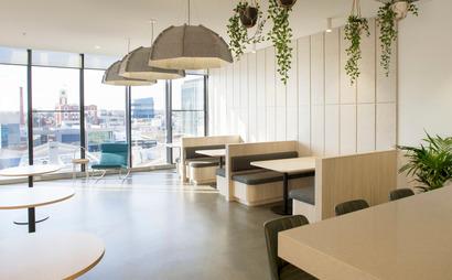 Private Office for 10 in Cremorne with 6 metre high windows Private Office for 10 in Cremorne with 6 metre high windows