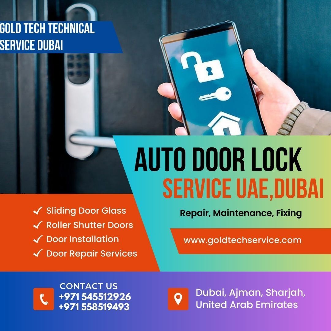 Automatic Door Lock Service UAE  +971545512926