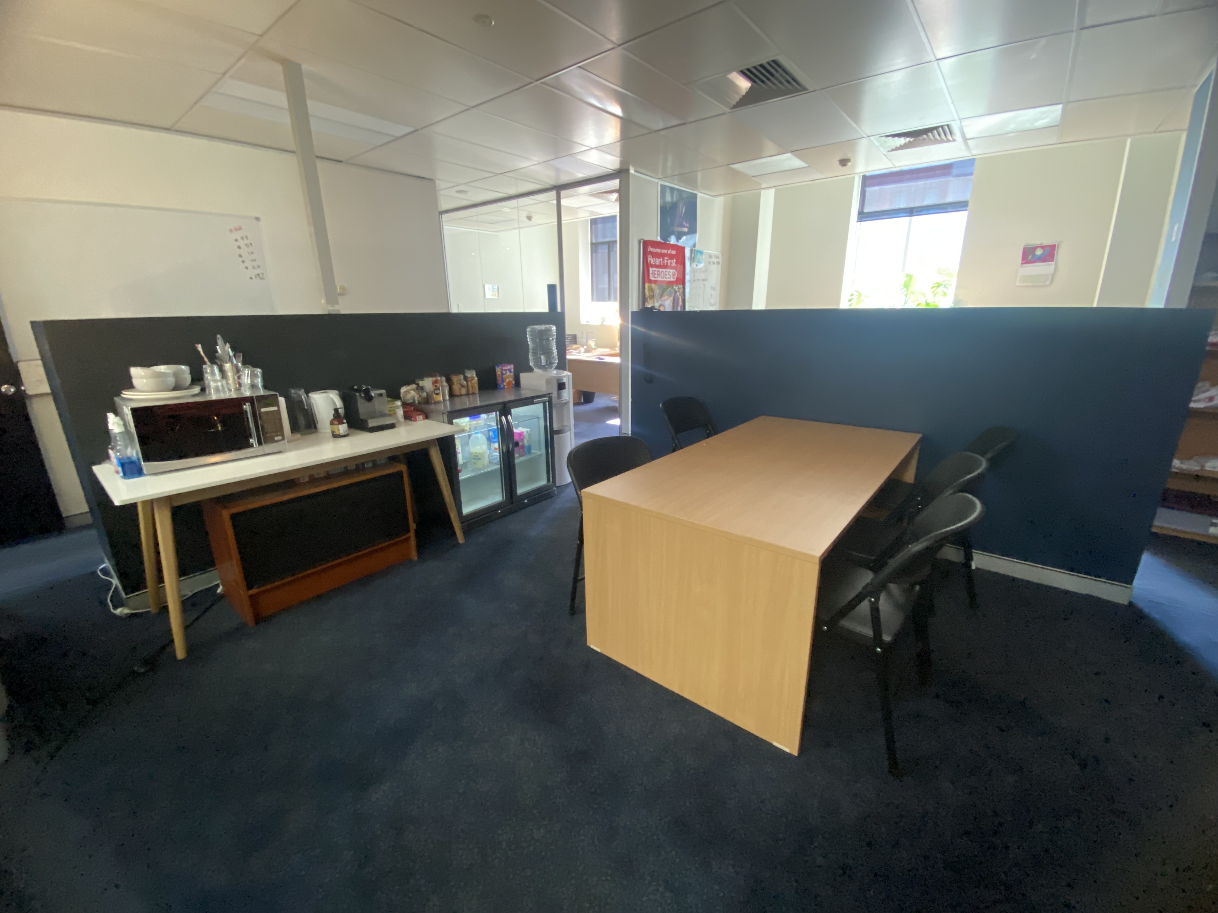 Meeting room with whiteboard TV & Chromecast