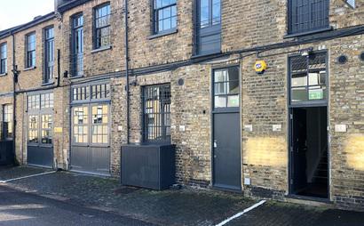 Four desks in a bright, creative warehouse studio in the heart of Queens Park Four desks in a bright, creative warehouse studio in the heart of Queens Park