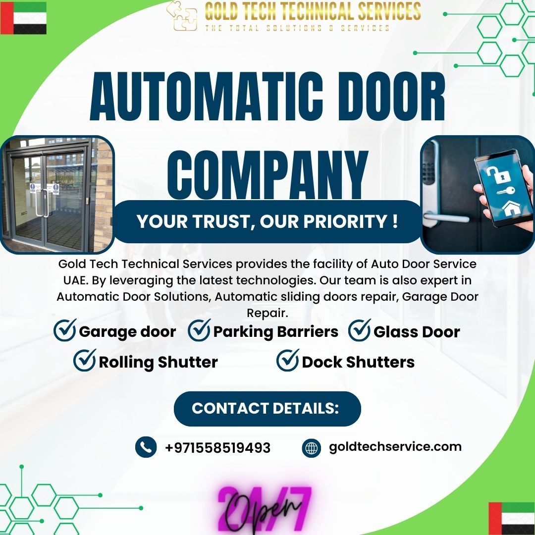 Gold Tech Auto Door Service UAE  0545512926