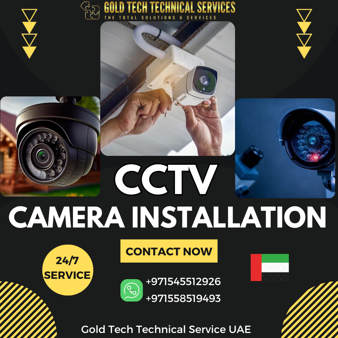 CCTV Camera Installation Service UAE  +971545512926