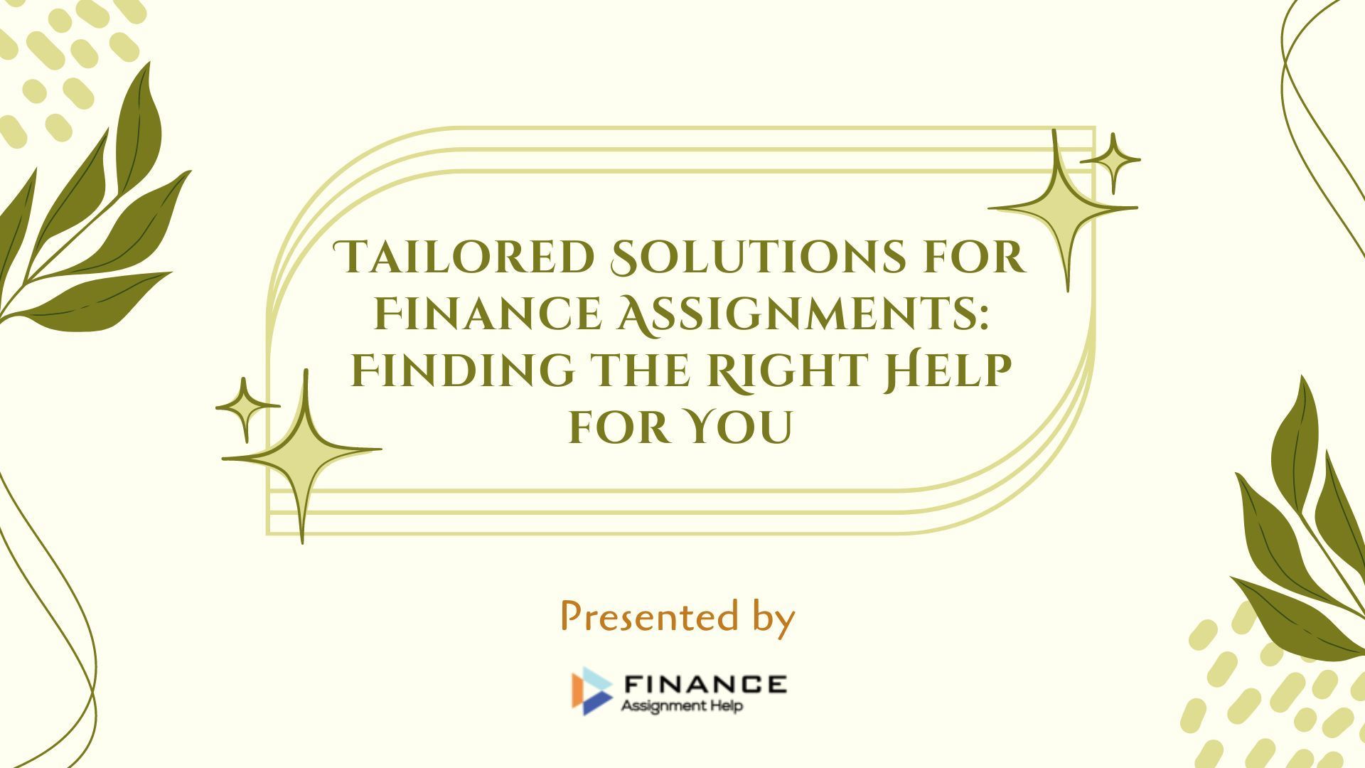 Finance Assignment Help