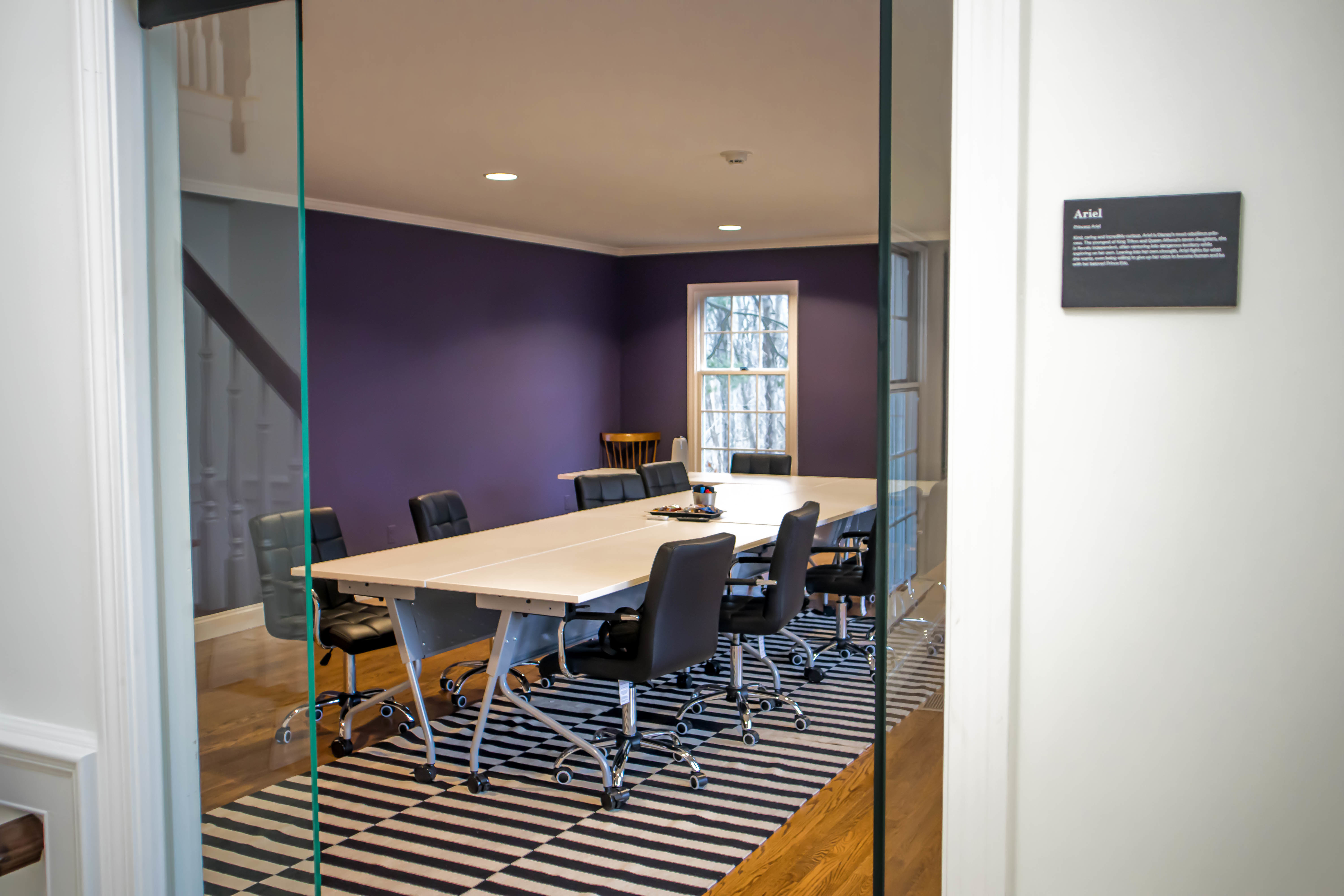 “Ariel” -  Fully Equipped Modern Conference Room and Creative Meeting Space in Cheshire CT  