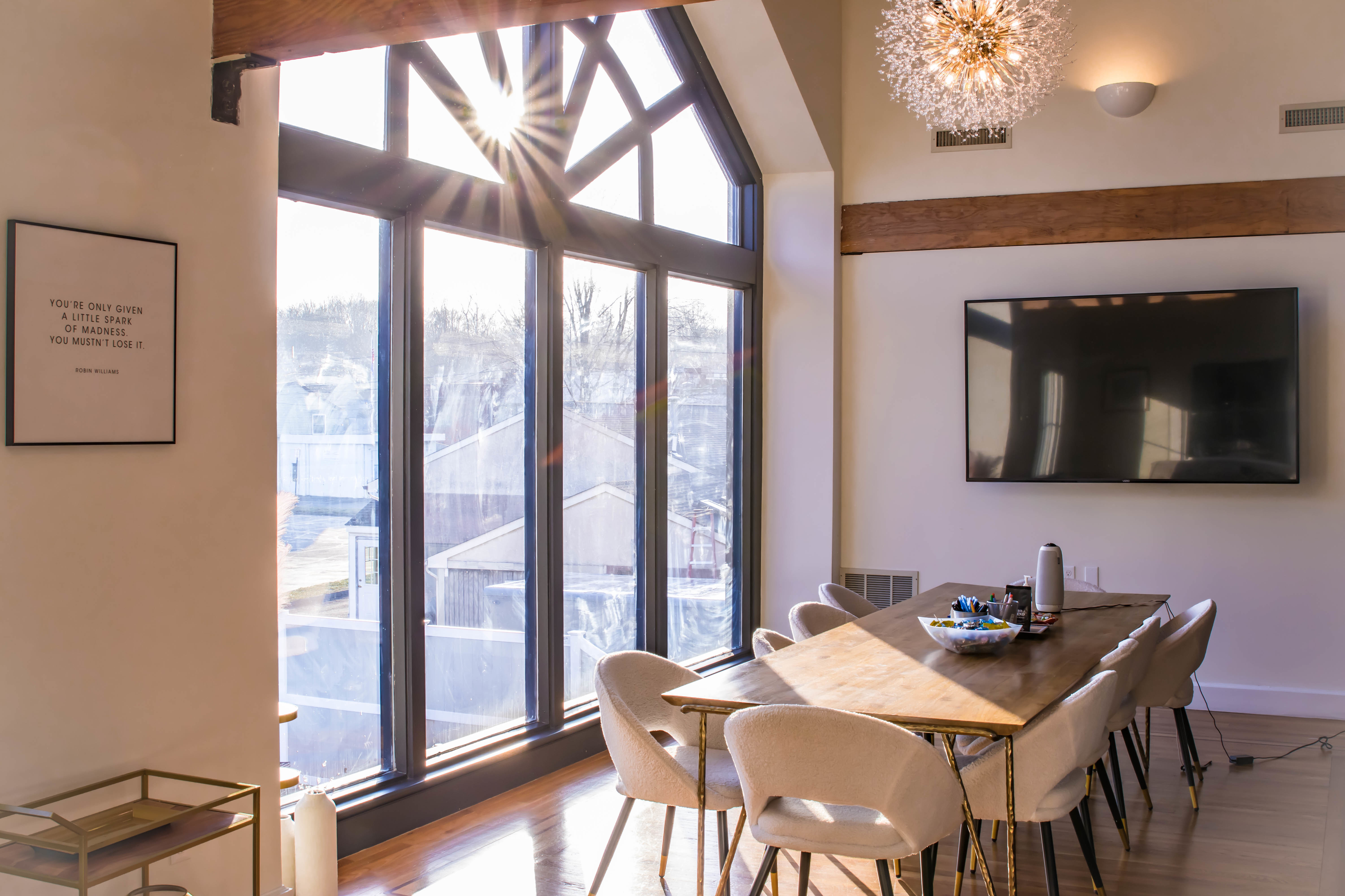  “Robin” -  Fully Equipped Modern Conference Room and Creative Meeting Space in Cheshire CT 