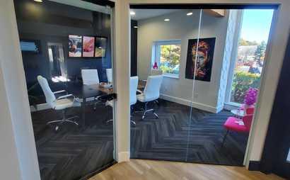 “Bowie” - Small Fully Equipped Modern Conference Room and Creative Meeting Space in Cheshire CT “Bowie” - Small Fully Equipped Modern Conference Room and Creative Meeting Space in Cheshire CT