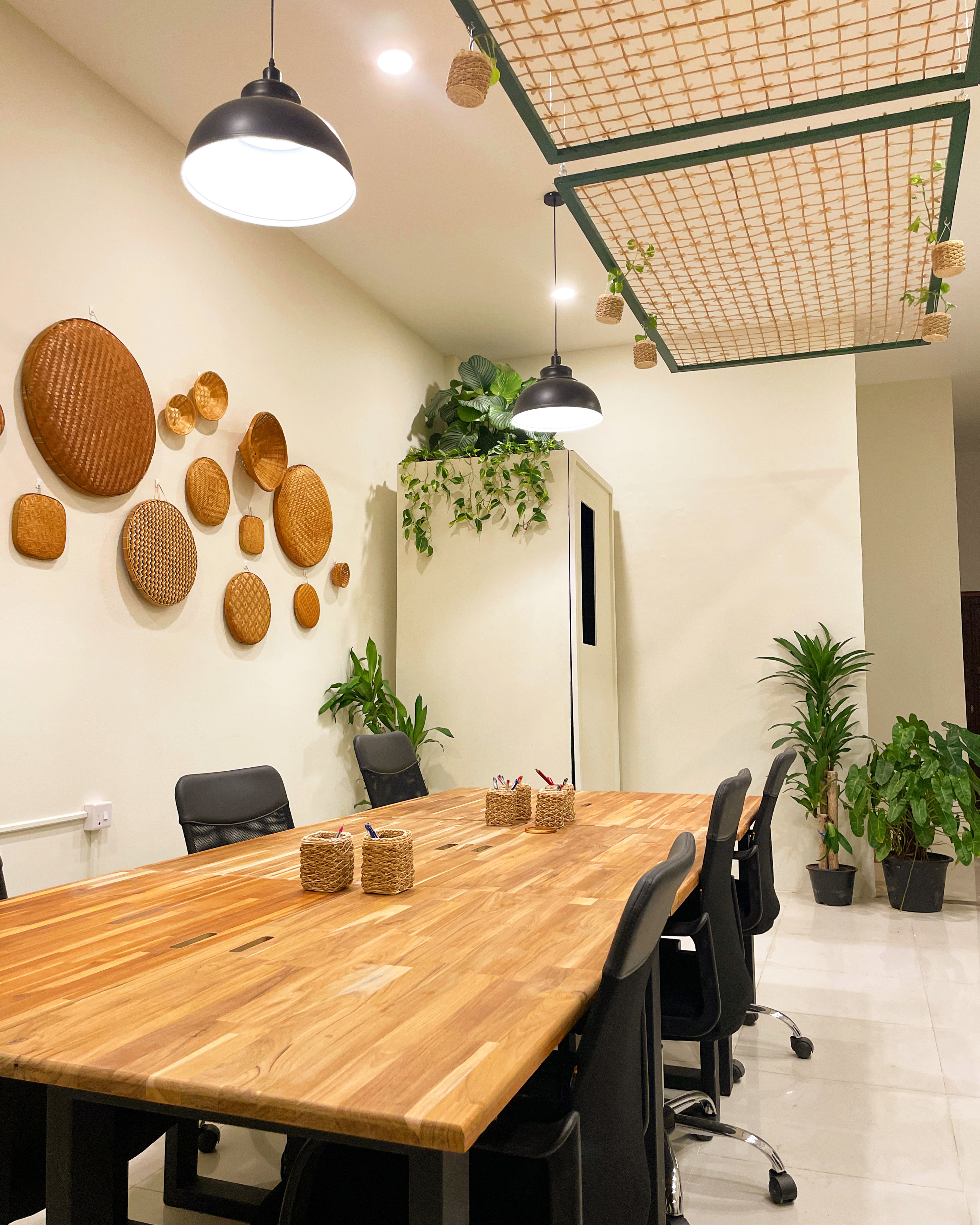 Desk and Chair Co-working Space