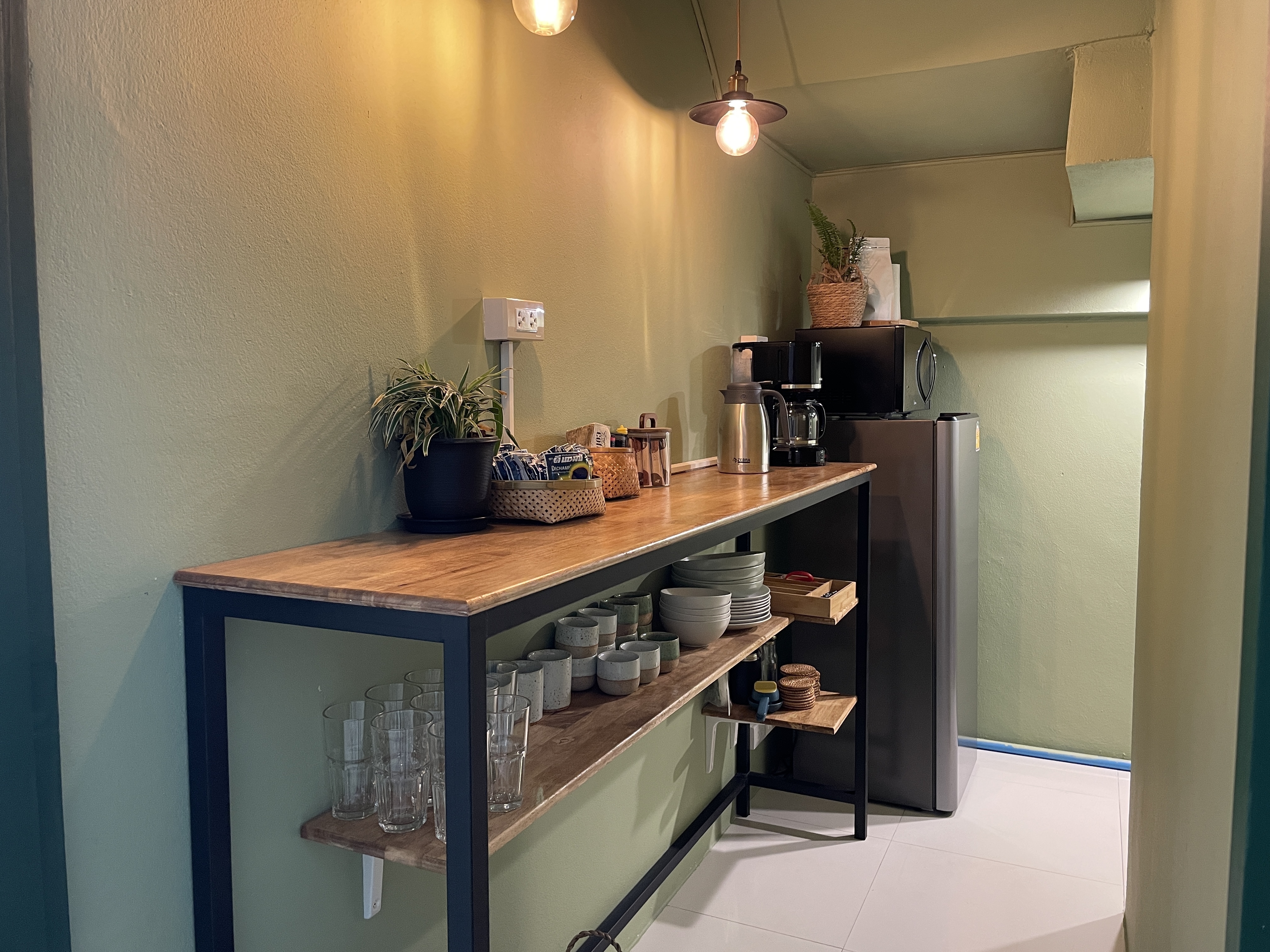 Desk and Chair Co-working Space