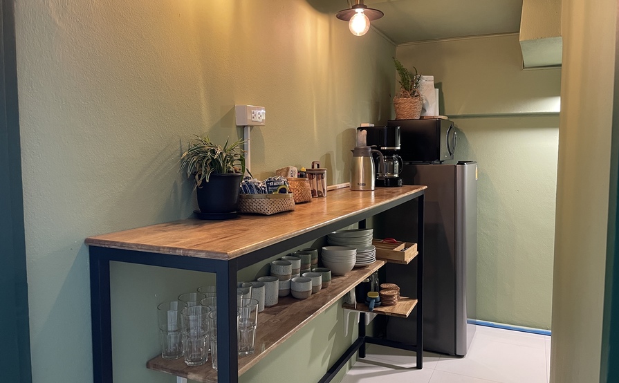 Desk and Chair Co-working Space