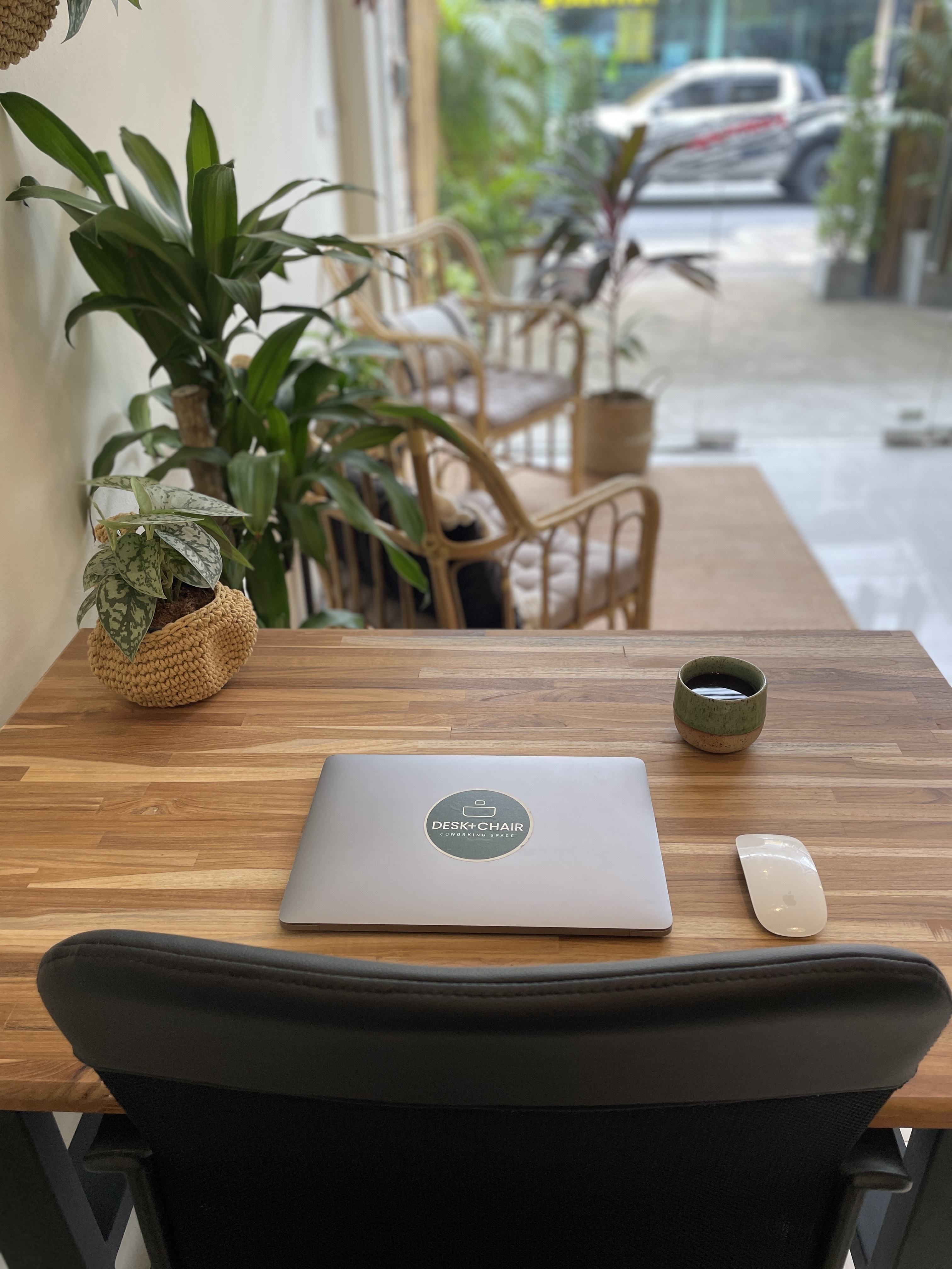 Desk and Chair Co-working Space