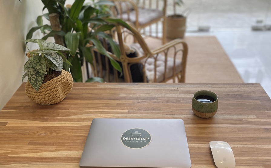 Desk and Chair Co-working Space