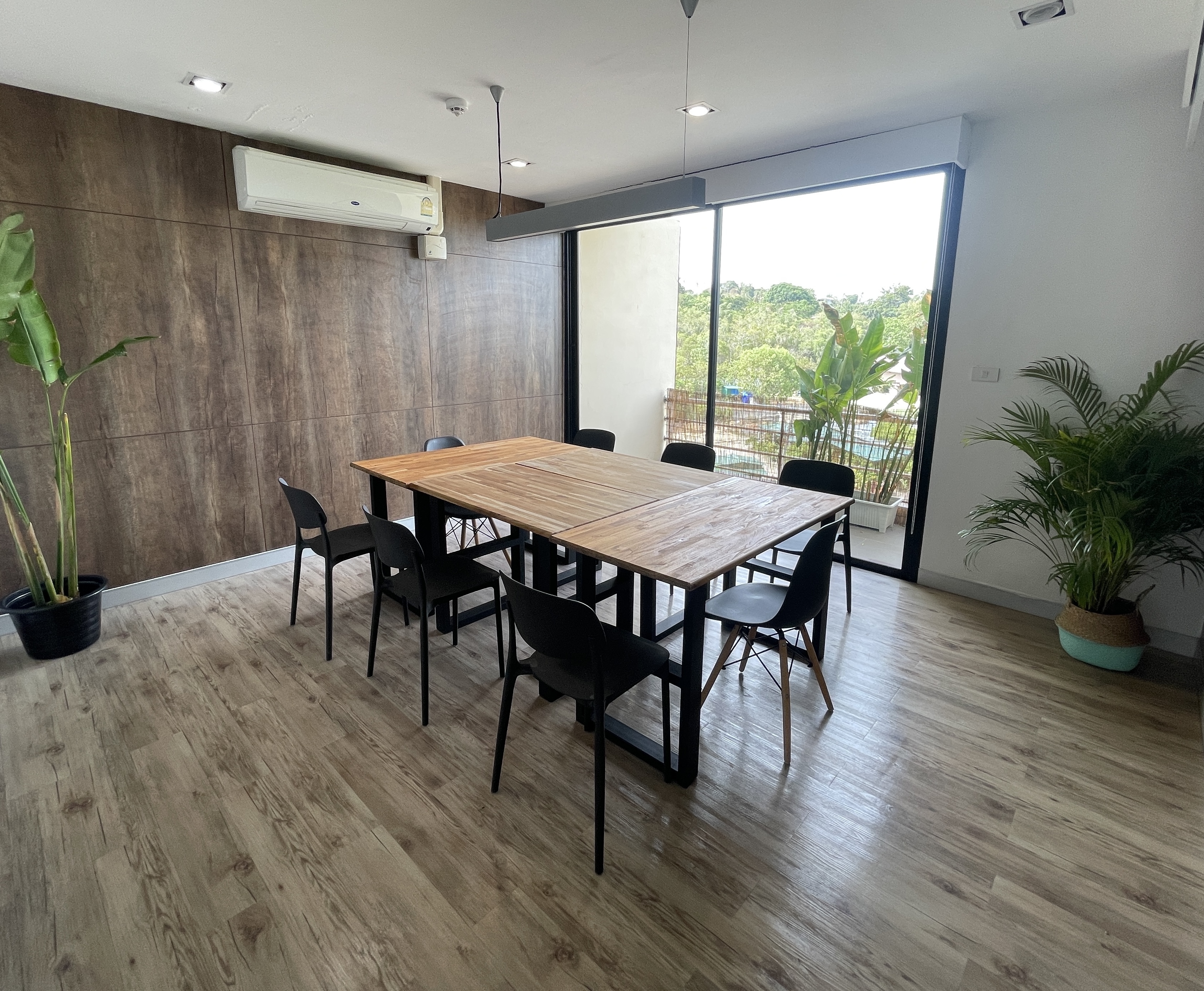 Desk and Chair Co-working Space