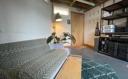 Creative Desk in a mezzanine studio, Dalston Creative Desk in a mezzanine studio, Dalston